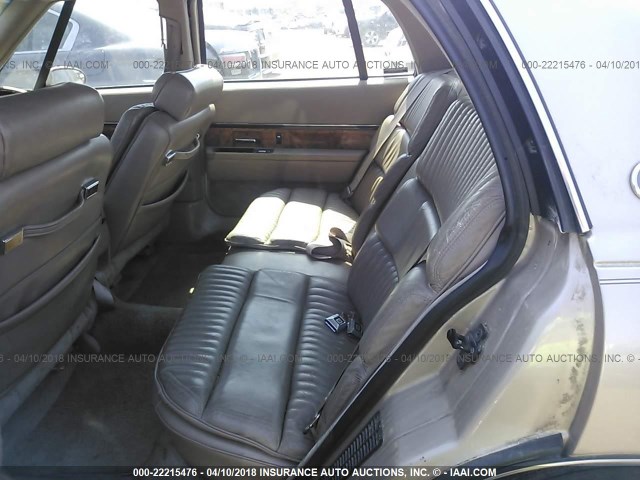 1G4CW53L2M1662124 - 1991 BUICK PARK AVENUE  GOLD photo 8