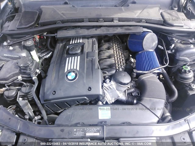 WBAVD53548A009396 - 2008 BMW 335 XI BLACK photo 10