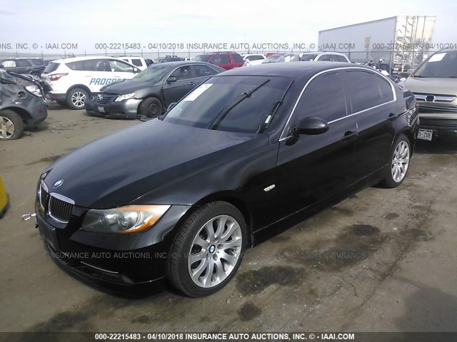 WBAVD53548A009396 - 2008 BMW 335 XI BLACK photo 2