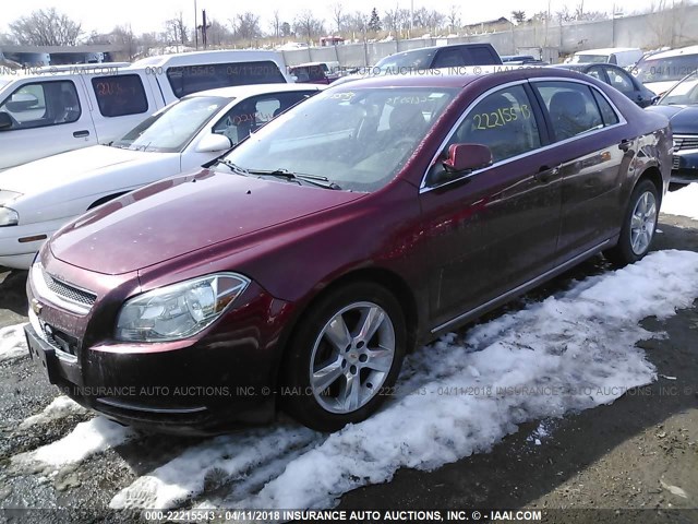1G1ZC5E15BF238156 - 2011 CHEVROLET MALIBU 1LT 红色 照片 2