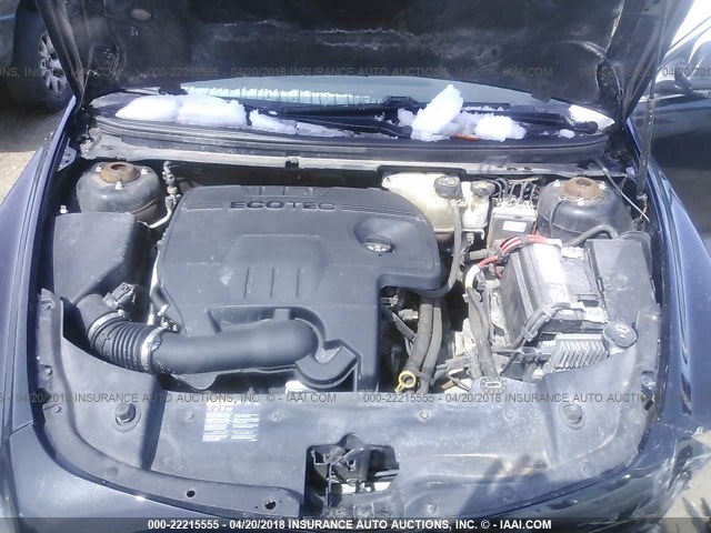 1G1ZC5E16BF198329 - 2011 CHEVROLET MALIBU 1LT 黑色 照片 10