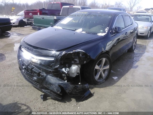 1G1ZC5E16BF198329 - 2011 CHEVROLET MALIBU 1LT 黑色 照片 2