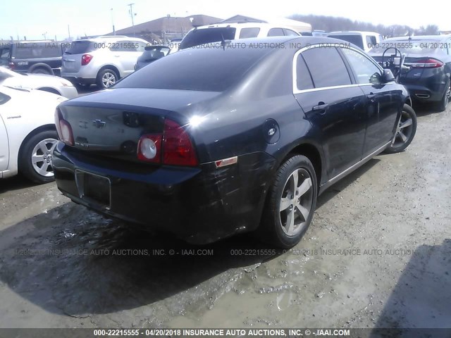 1G1ZC5E16BF198329 - 2011 CHEVROLET MALIBU 1LT 黑色 照片 4