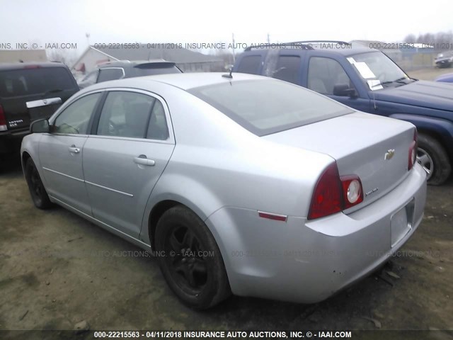 1G1ZG57B29F203417 - 2009 CHEVROLET MALIBU LS 银色 照片 3