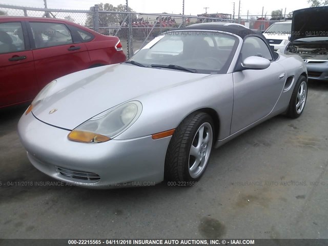 WP0CA298XVS624110 - 1997 PORSCHE BOXSTER SILVER photo 2