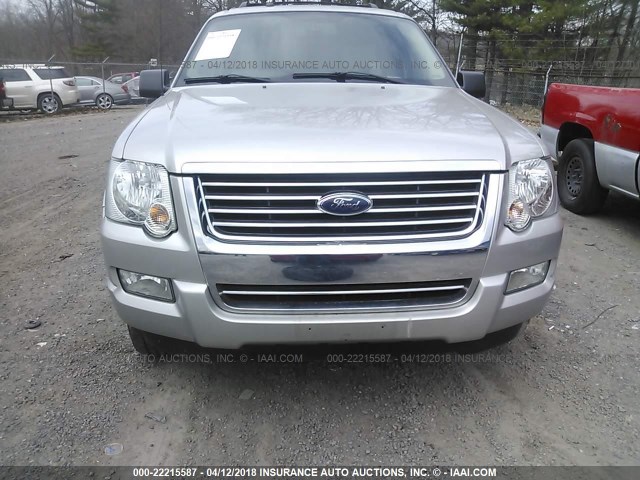 1FMEU73E18UA45846 - 2008 FORD EXPLORER XLT SILVER photo 6