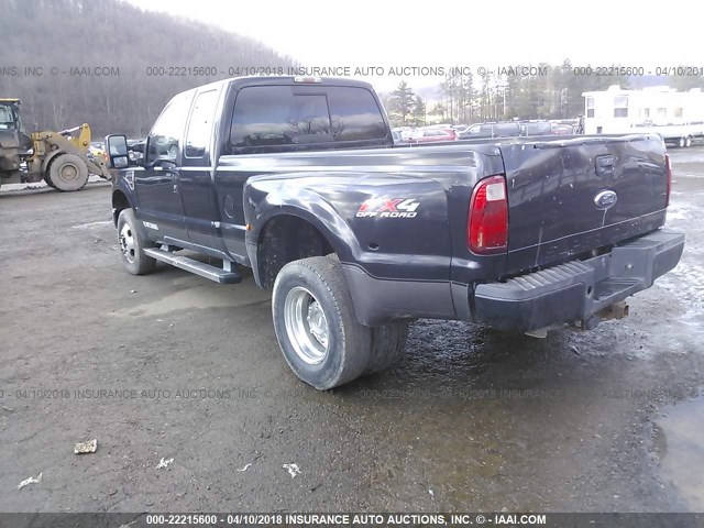 1FTWX33R79EB09329 - 2009 FORD F350 SUPER DUTY BLACK photo 3