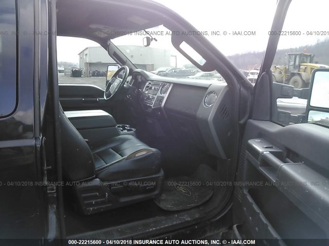 1FTWX33R79EB09329 - 2009 FORD F350 SUPER DUTY BLACK photo 5