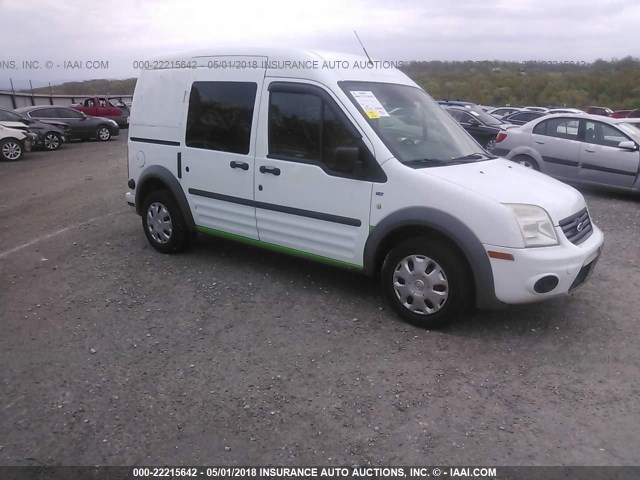 NM0LS6BNXDT159239 - 2013 FORD TRANSIT CONNECT XLT WHITE photo 1
