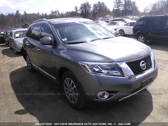 5N1AR2MM8GC620506 - 2016 NISSAN PATHFINDER S/SV/SL/PLATINUM 灰色 照片 1