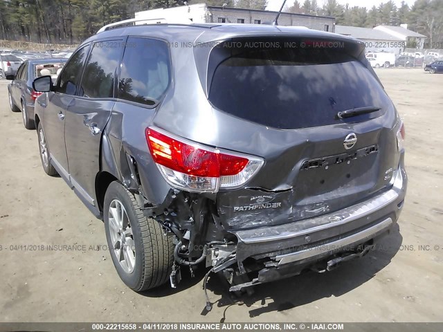 5N1AR2MM8GC620506 - 2016 NISSAN PATHFINDER S/SV/SL/PLATINUM 灰色 照片 3