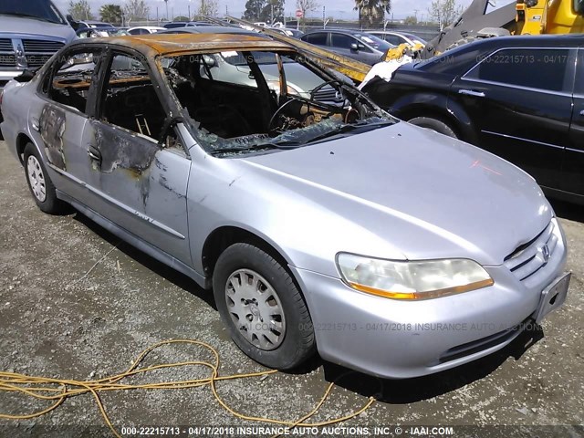 1HGCF86671A089861 - 2001 HONDA ACCORD VALUE SILVER photo 1