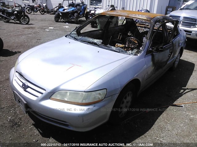 1HGCF86671A089861 - 2001 HONDA ACCORD VALUE SILVER photo 2