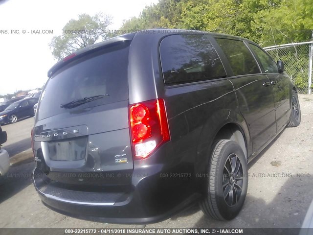 2C4RDGEG9HR673252 - 2017 DODGE GRAND CARAVAN  GRAY photo 4