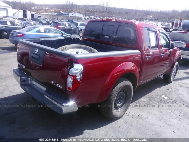 1N6AD0EV8GN794656 - 2016 NISSAN FRONTIER S/SV/SL/PRO-4X ORANGE photo 4