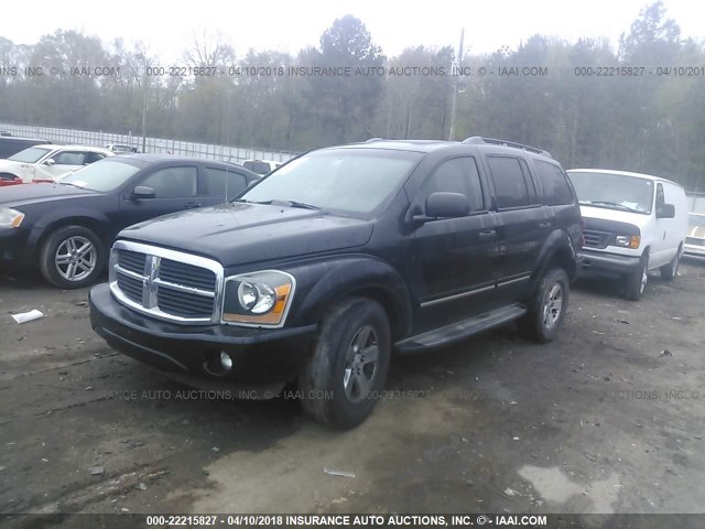 1D4HD58N44F165611 - 2004 DODGE DURANGO LIMITED BLACK photo 2