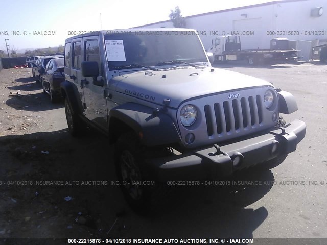 1C4HJWFG0FL727637 - 2015 JEEP Wrangler Unlimited RUBICON SILVER photo 1