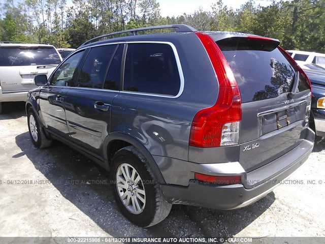 YV4CZ982X81435138 - 2008 VOLVO XC90 3.2 GRAY photo 3