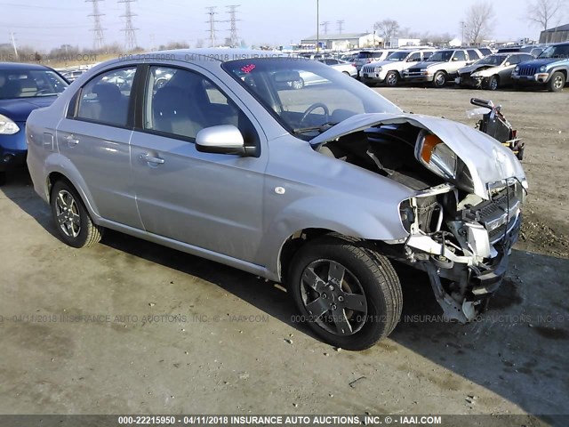 KL1TD56638B056676 - 2008 CHEVROLET AVEO LS 银色 照片 1