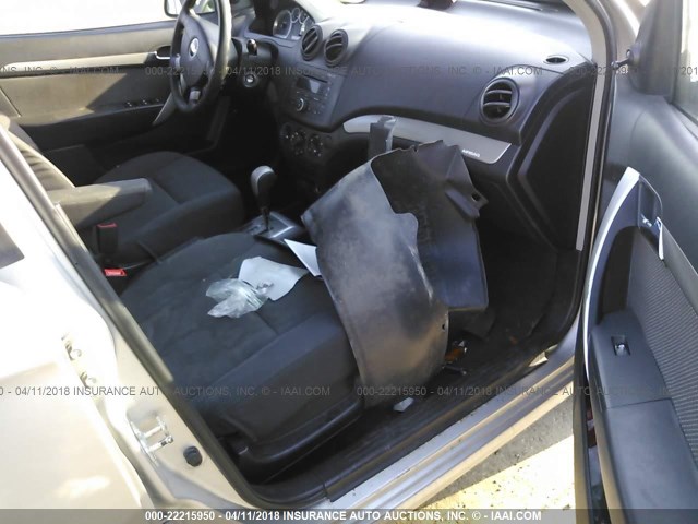 KL1TD56638B056676 - 2008 CHEVROLET AVEO LS 银色 照片 5
