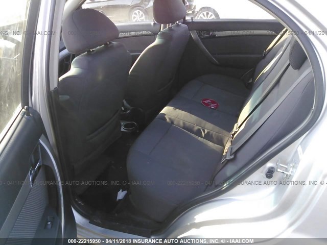 KL1TD56638B056676 - 2008 CHEVROLET AVEO LS 银色 照片 8