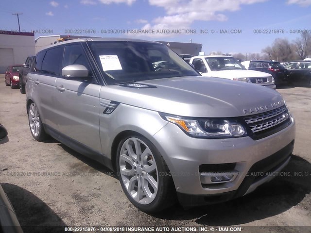 SALWR2FV5HA125394 - 2017 LAND ROVER RANGE ROVER SPORT HSE SILVER photo 1