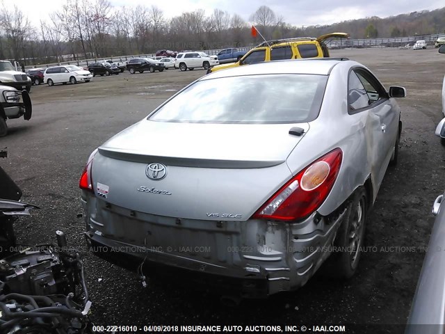 4T1CA38P45U059058 - 2005 TOYOTA CAMRY SOLARA SE/SLE GRAY photo 4