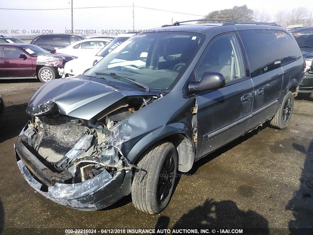 2C4GP54L65R175152 - 2005 CHRYSLER TOWN & COUNTRY TOURING GRAY photo 2