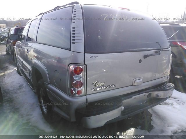 1GKFK16Z14J274523 - 2004 GMC YUKON XL K1500 SILVER photo 3