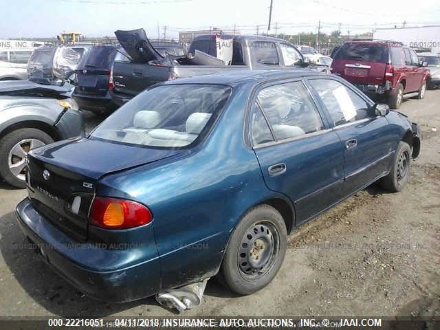 2T1BR12E1WC007177 - 1998 TOYOTA COROLLA VE/CE/LE 蓝色 照片 4
