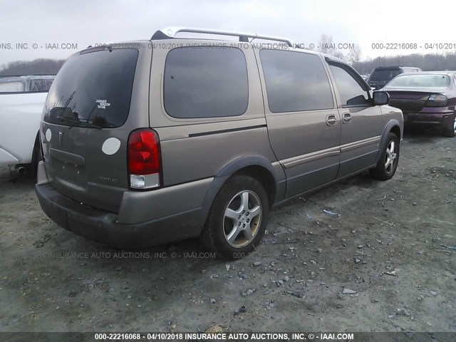 1GMDV33L16D200828 - 2006 PONTIAC MONTANA SV6 BROWN photo 4