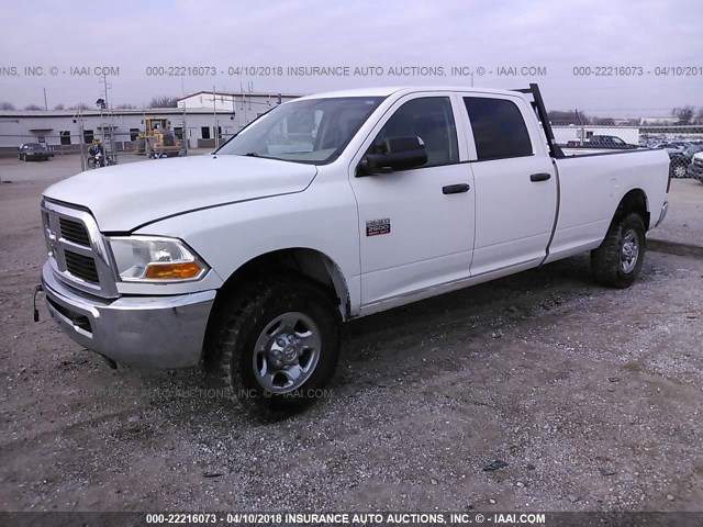 3C6UD5HL1CG115604 - 2012 DODGE RAM 2500 ST WHITE photo 2