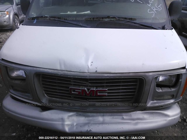 1GTHG35R1Y1192607 - 2000 GMC SAVANA G3500 WHITE photo 10