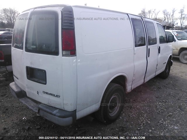 1GTHG35R1Y1192607 - 2000 GMC SAVANA G3500 WHITE photo 4