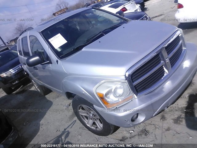 1D4HB58D15F558660 - 2005 DODGE DURANGO LIMITED SILVER photo 1