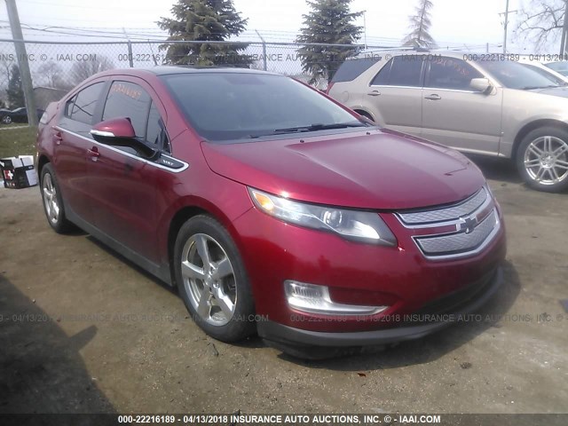 1G1RD6E40CU103628 - 2012 CHEVROLET VOLT RED photo 1