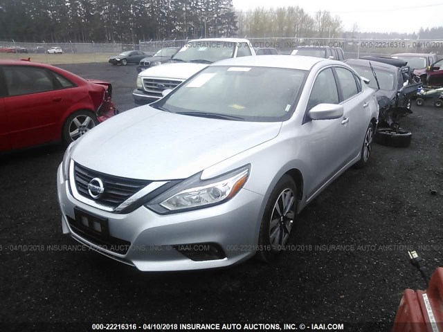 1N4AL3AP3HC293109 - 2017 NISSAN ALTIMA 2.5/S/SV/SL/SR SILVER photo 2