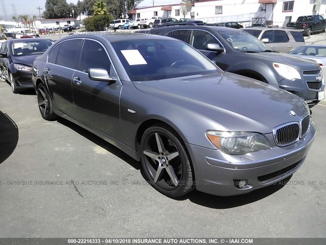 WBAHN83576DT35359 - 2006 BMW 750 LI GRAY photo 1