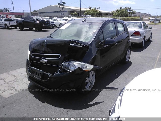 KL8CC6S97DC508613 - 2013 CHEVROLET SPARK 1LT Черный фото 2