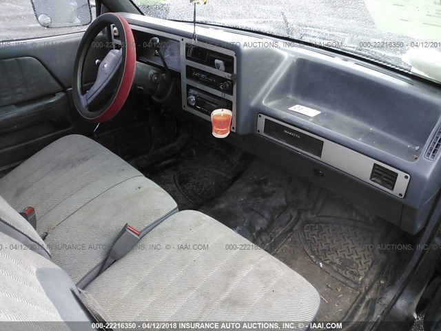 1B7FL23XXLS630610 - 1990 DODGE DAKOTA GRAY photo 5