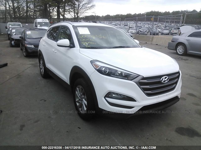 KM8J3CA44GU102284 - 2016 HYUNDAI TUCSON LIMITED/SPORT AND ECO/SE WHITE photo 1