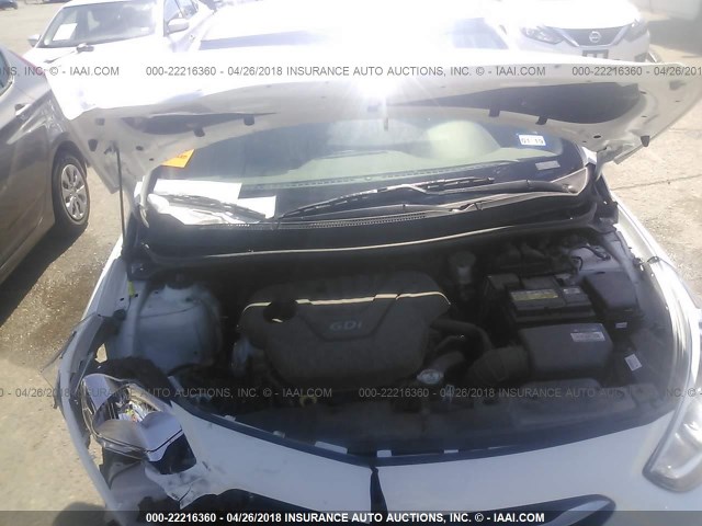 KMHCT4AE0HU210863 - 2017 HYUNDAI ACCENT SE WHITE photo 10