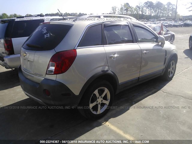 3GNAL3EKXES522004 - 2014 CHEVROLET CAPTIVA LT SILVER photo 4