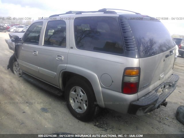 1GNEK13Z76R111107 - 2006 CHEVROLET TAHOE K1500 Pewter photo 3