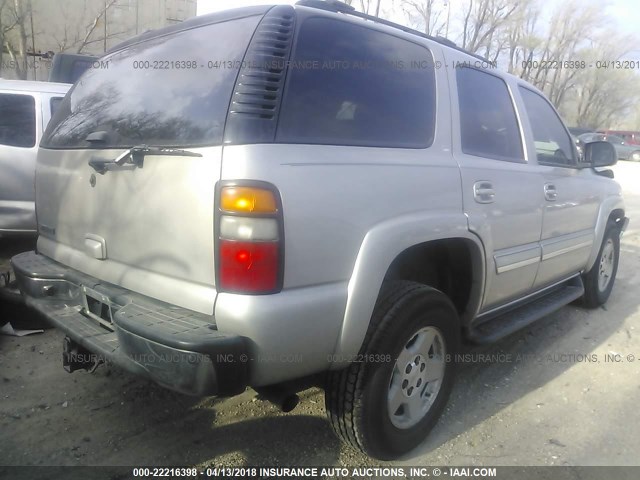 1GNEK13Z76R111107 - 2006 CHEVROLET TAHOE K1500 Pewter photo 4