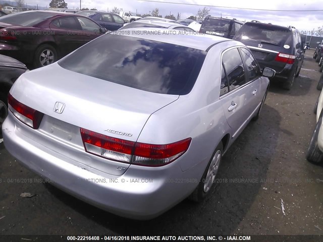 1HGCM56374A154948 - 2004 HONDA ACCORD LX SILVER photo 4