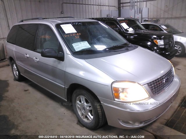 2FMZA52216BA23743 - 2006 FORD FREESTAR SEL SILVER photo 1