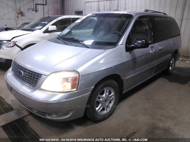 2FMZA52216BA23743 - 2006 FORD FREESTAR SEL SILVER photo 2