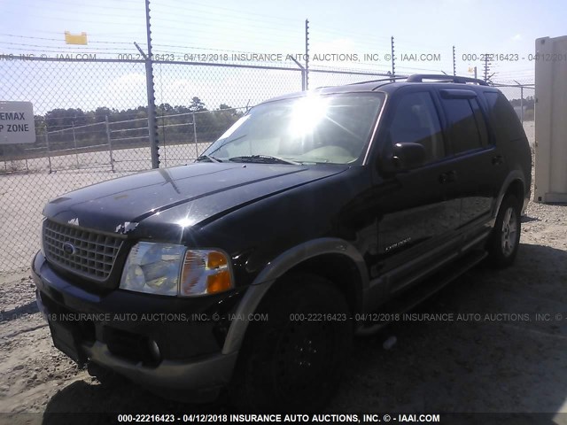 1FMDU74K74ZA58419 - 2004 FORD EXPLORER EDDIE BAUER BLACK photo 2