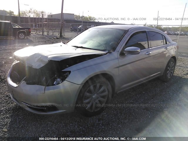 1C3CCBCG2DN737304 - 2013 CHRYSLER 200 LIMITED Champagne photo 2